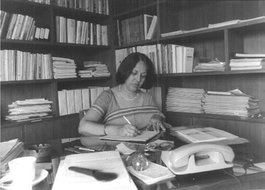 Judge in her office at the Centre for Policy Research