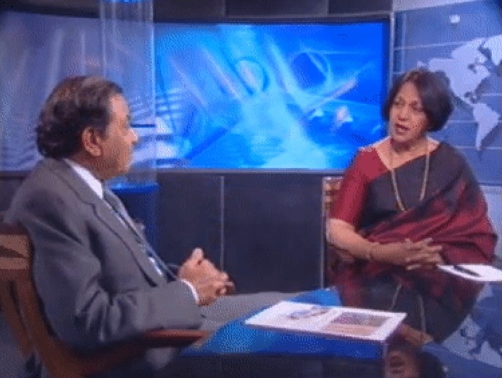 Judge in conversation with NK Singh, prominent liberalizer, in her economic reforms centric show ‘Talk Back’, which was aired on Doordarshan.