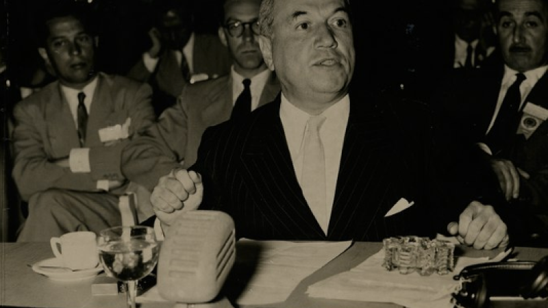 Raul Prebisch ; Source:  https://commons.wikimedia.org/wiki/File:Raul_Prebisch_(1954).tif